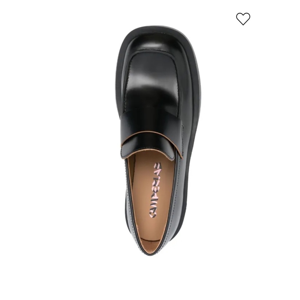 Black Leather Penny Loafers Camper lab camper